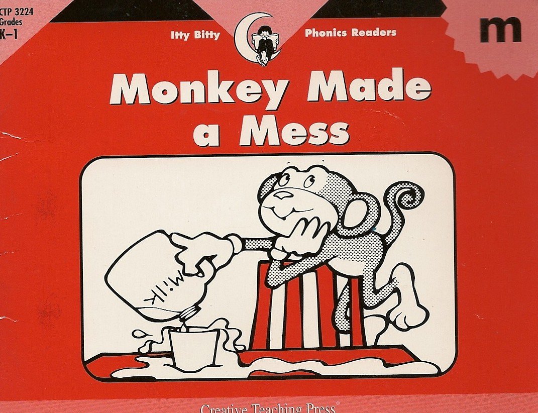 M, Monkey Made A Mess (Ittybitty Phonics Readers),Used