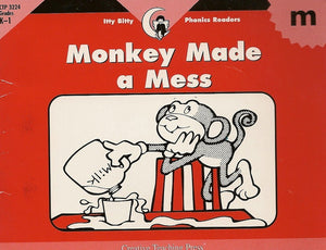M, Monkey Made A Mess (Ittybitty Phonics Readers),Used