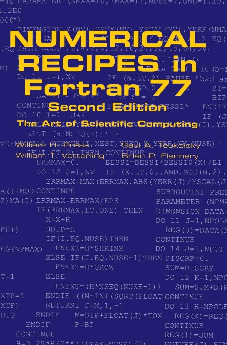 Numerical Recipes in Fortran 77: The Art of Scientific Computing,New