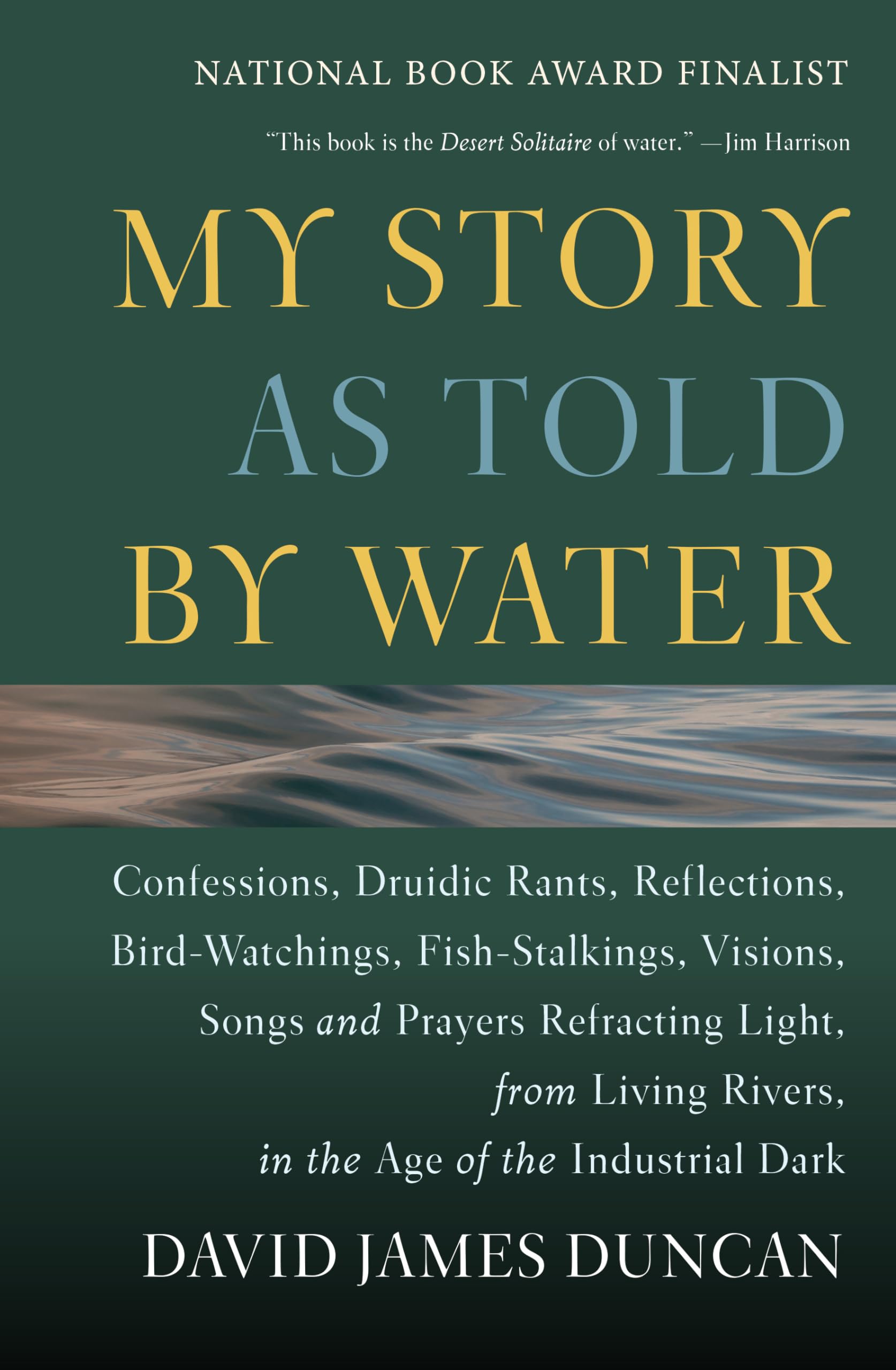 My Story as Told by Water: Confessions, Druidic Rants, Reflections, Birdwatchings, Fishstalkings, Visions, Songs and Prayers R,Used