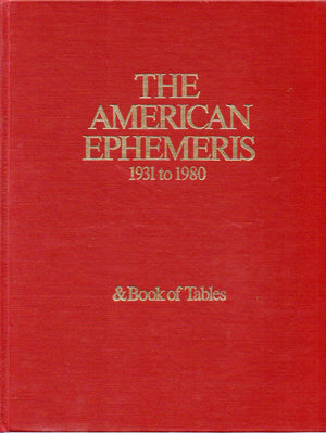 American Ephemeris 1931 To 1980 And Book Of Tables