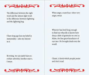 Mark Twain: Wit And Wisecracks (Americana Pocket Gift Editions)