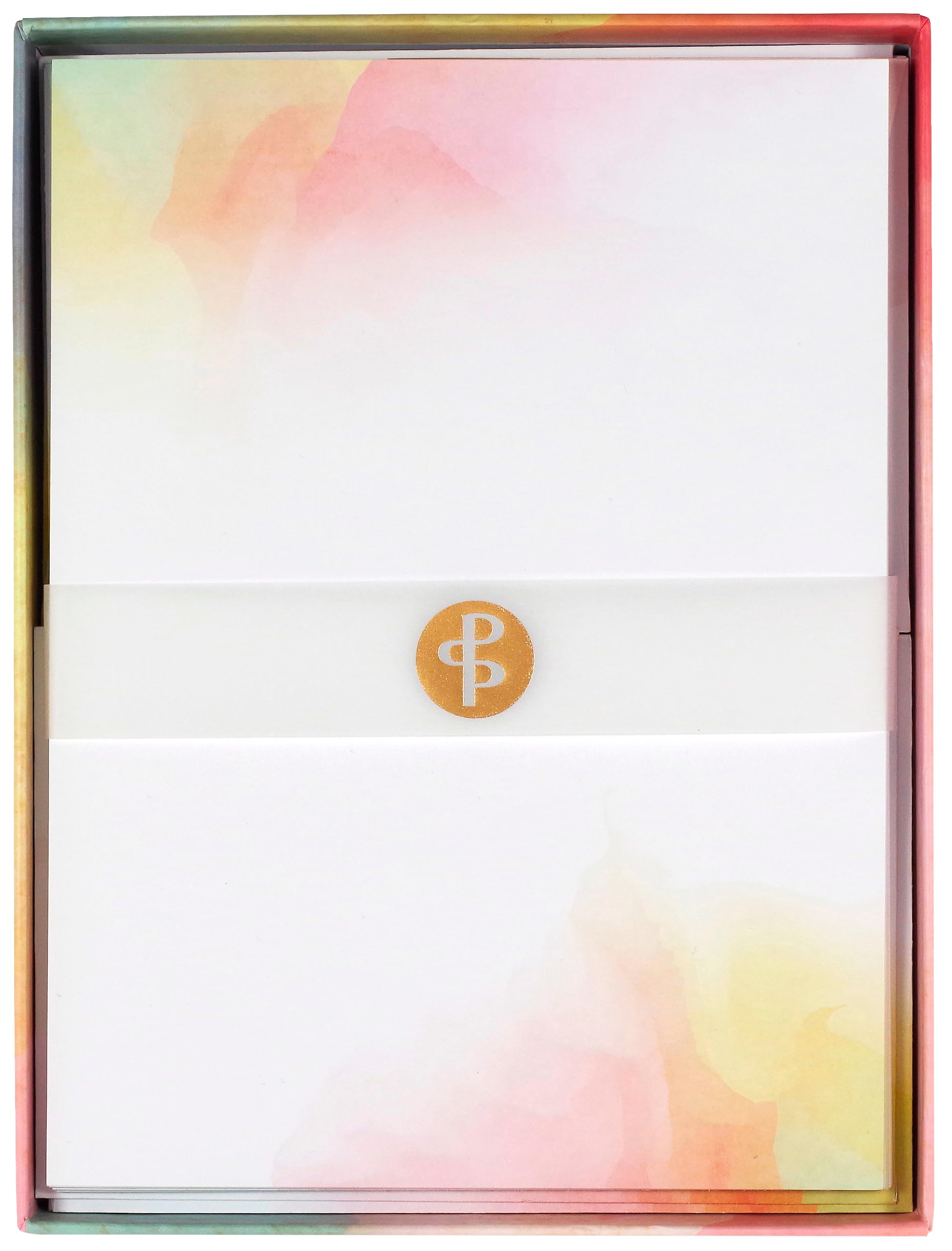 Watercolor Sunset Stationery Set (Boxed Stationery),Used