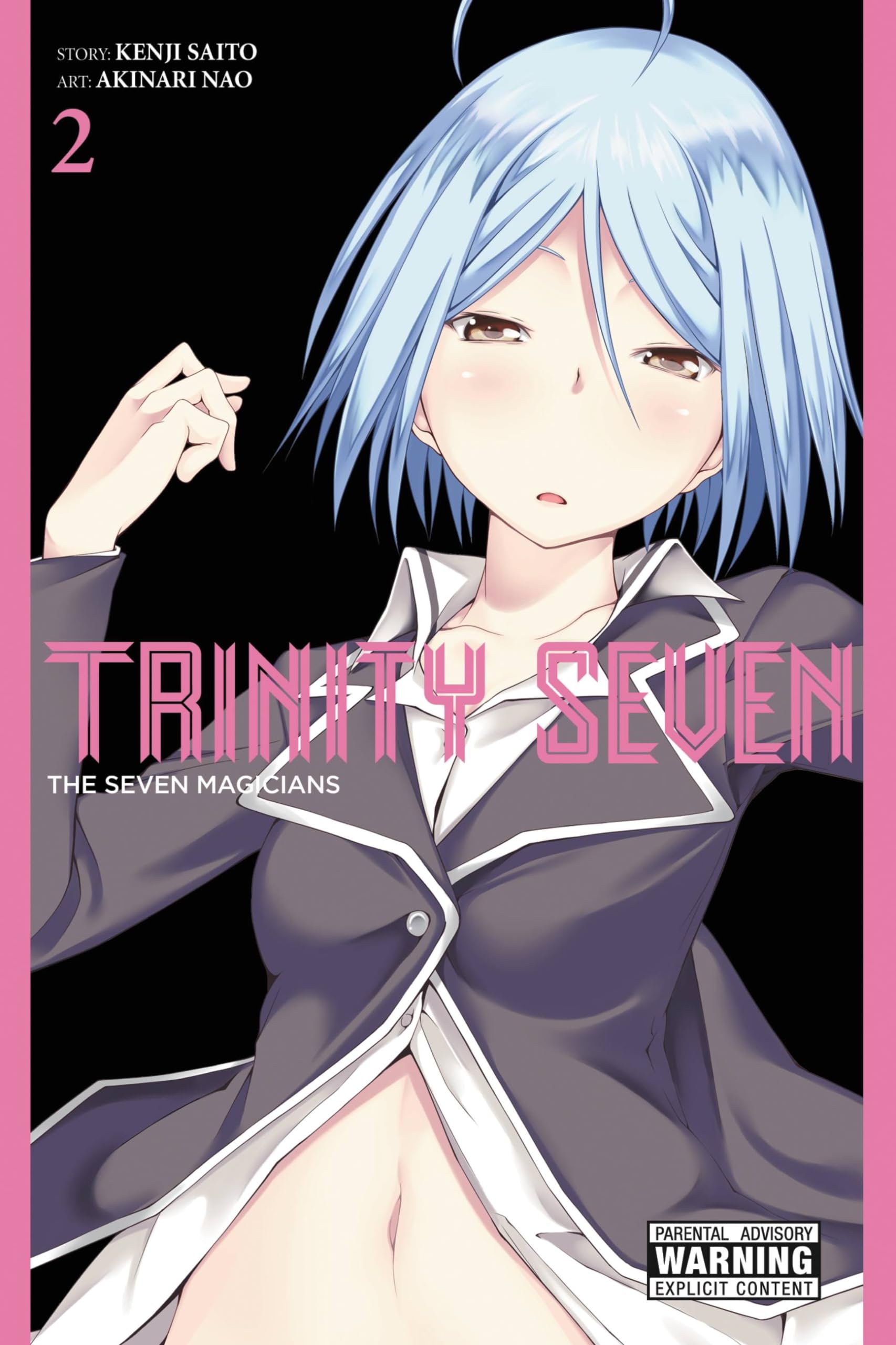 Trinity Seven, Vol. 2: The Seven Magicians  manga (Trinity Seven, 2),Used