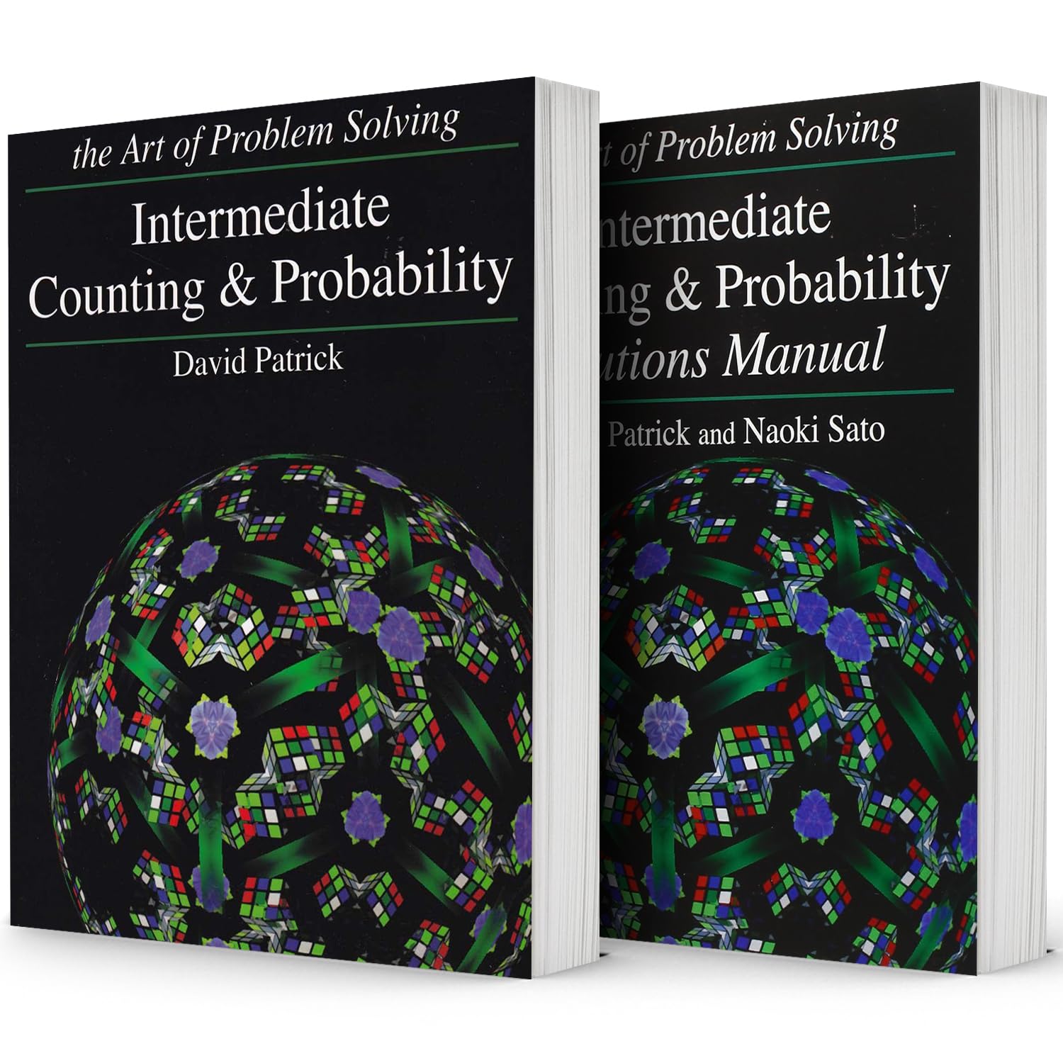 Art of Problem Solving (AoPS) Series, Intermediate Counting and Probability 2 Books Set of Text and Solution by David Patrick-New