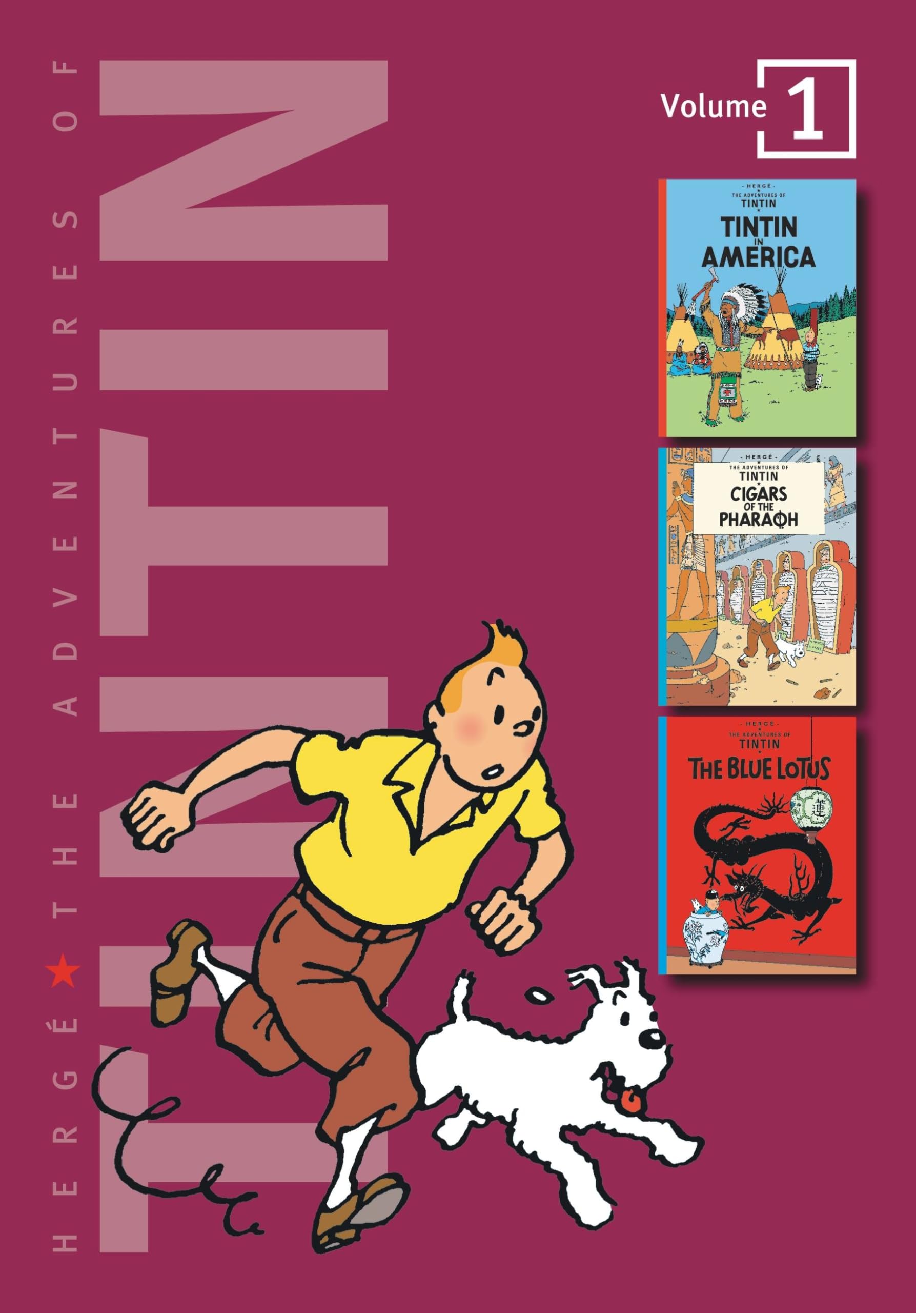 The Adventures of Tintin, Vol. 1 (Tintin in America / Cigars of the Pharaoh / The Blue Lotus),Used