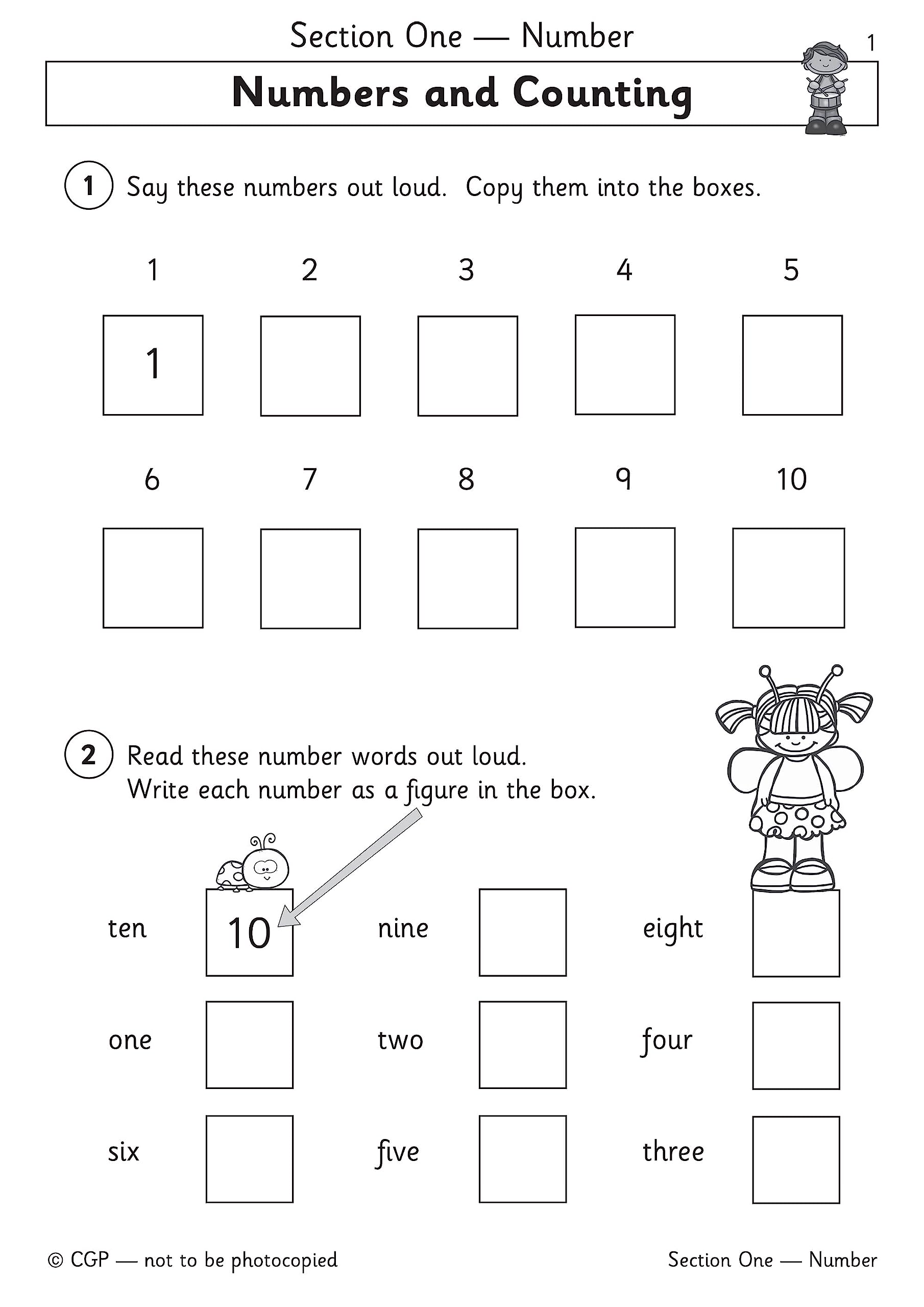 Reception Maths Workout (CGP Reception),Used