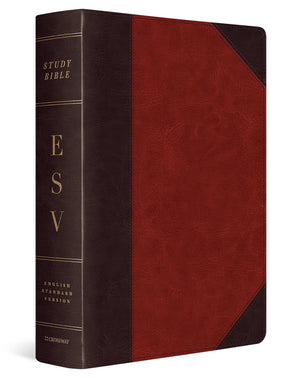 Esv Study Bible, Large Print (Trutone, Brown/Cordovan, Portfolio Design)