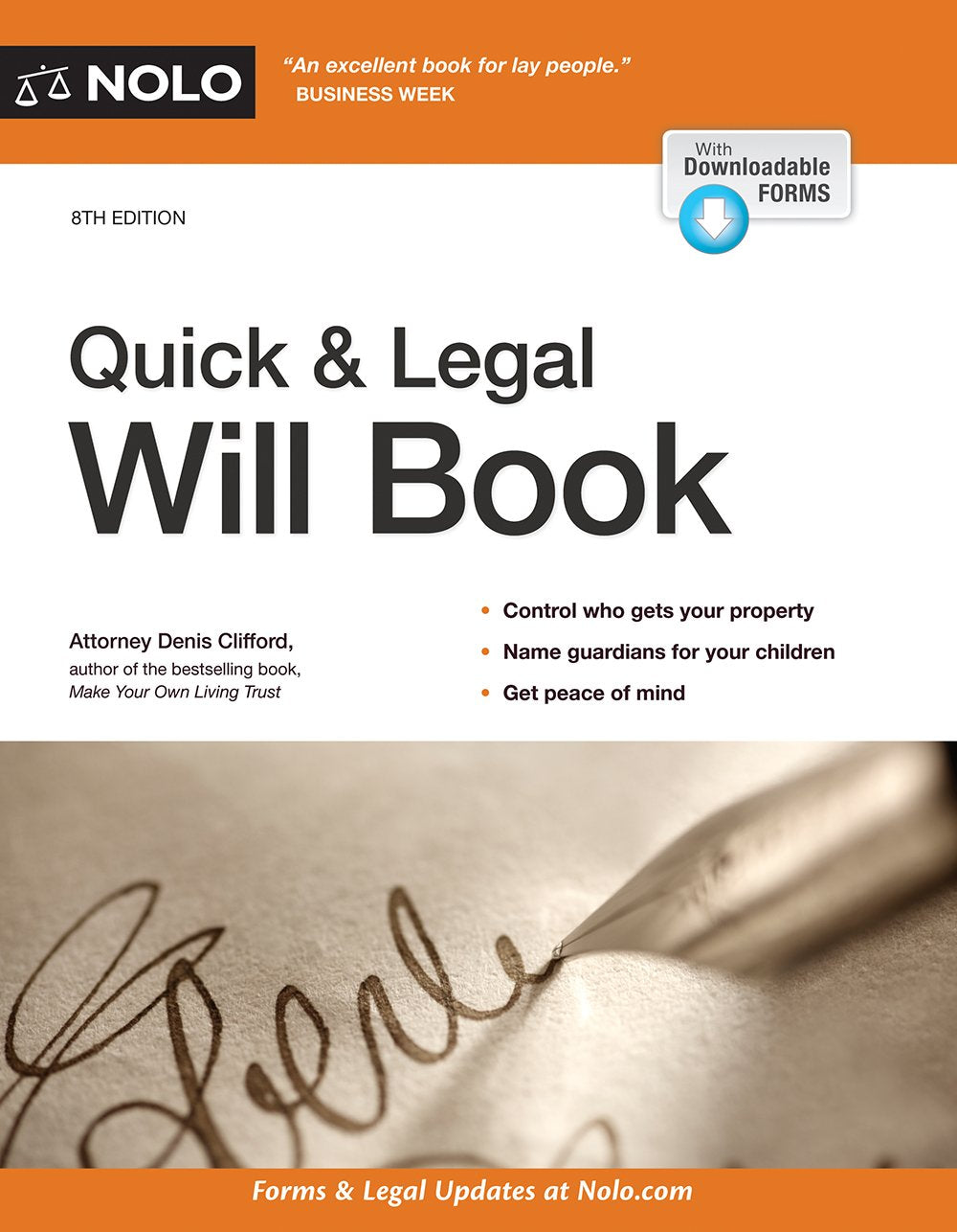 Quick & Legal Will Book,Used