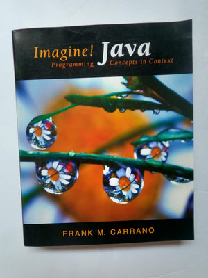 Imagine! Java: Programming Concepts in Context,Used