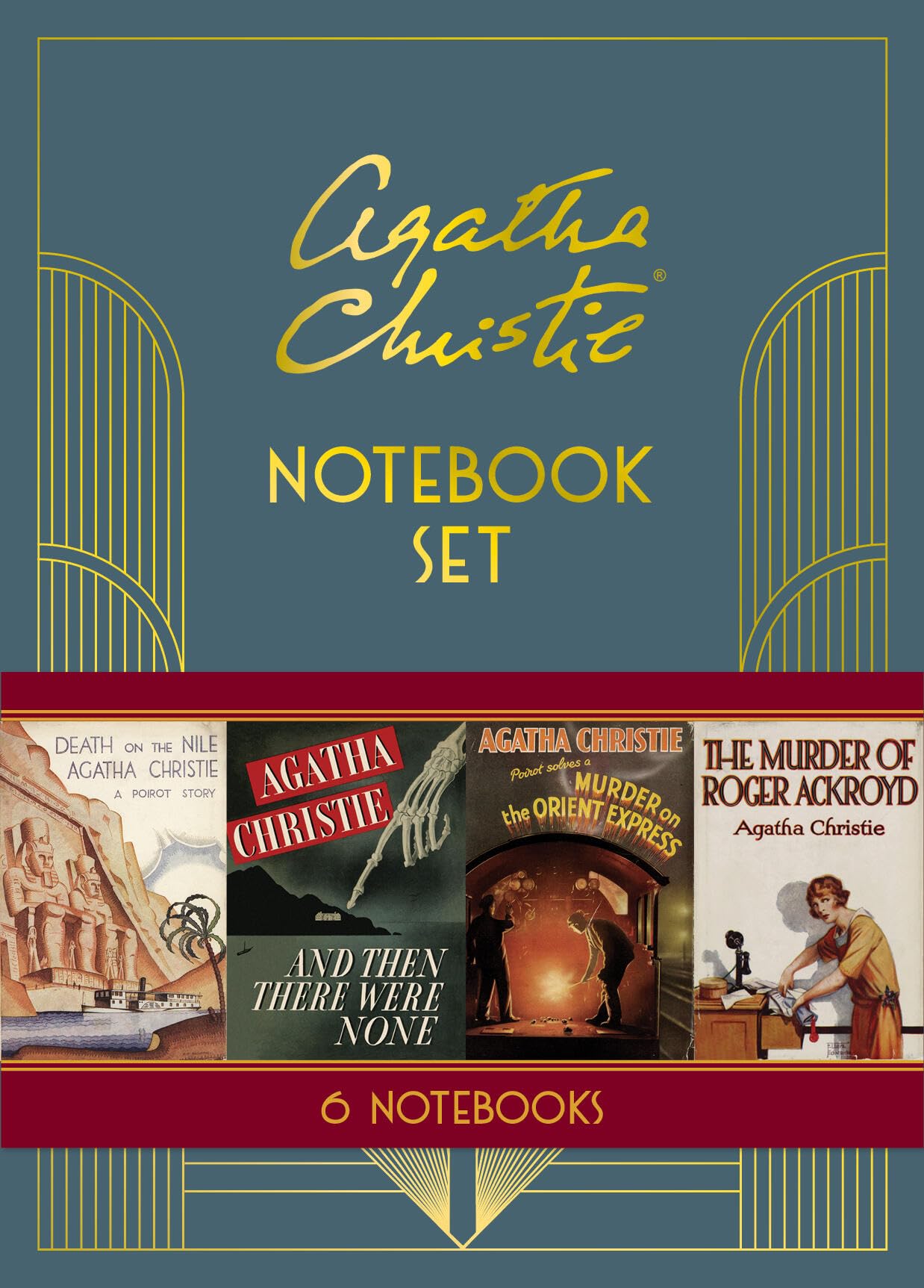 Agatha Christie Notebk Set