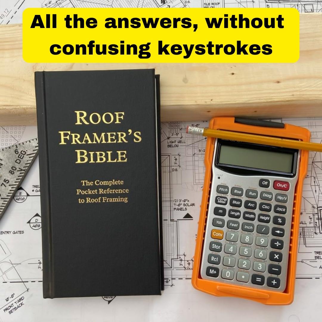 Roof Framer'S Bible: The Complete Pocket Reference To Roof Framing 2Nd Edition,New