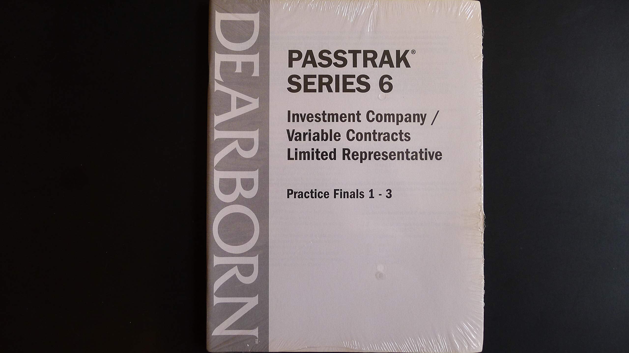 PassTrak series 6, Investment company/variable contracts limited representative,Used