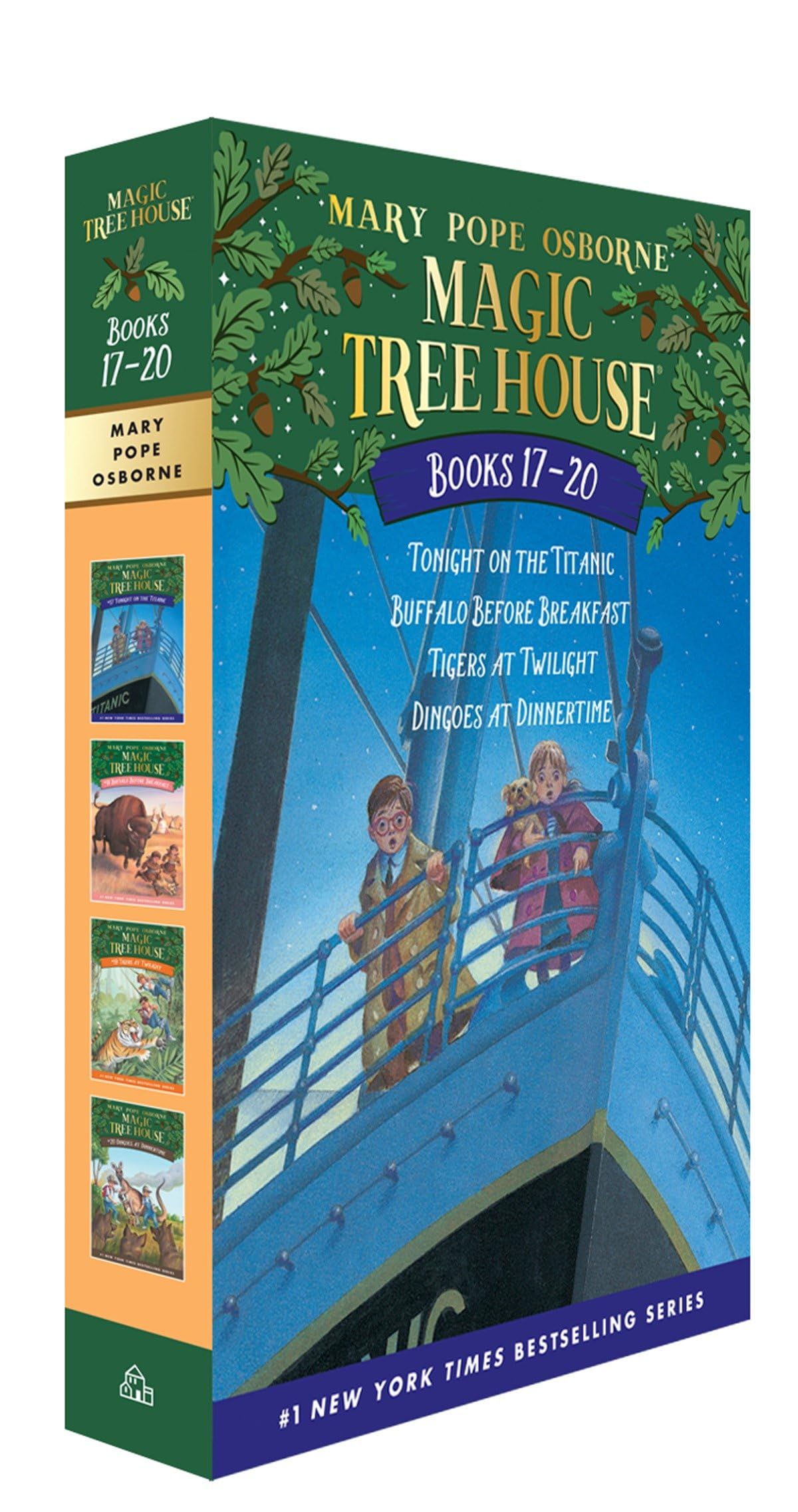 Magic Tree House Books 1720 Boxed Set: The Mystery of the Enchanted Dog,New