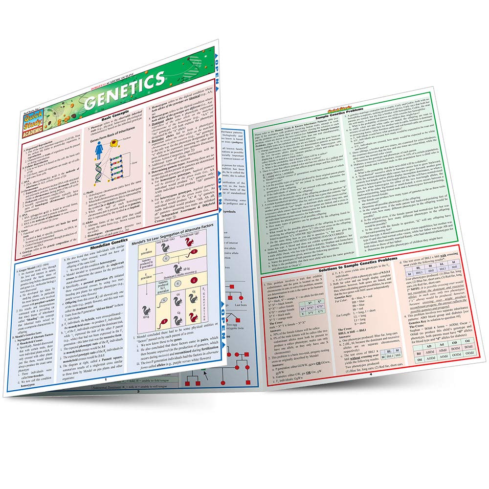 Genetics (Quick Study Academic),Used