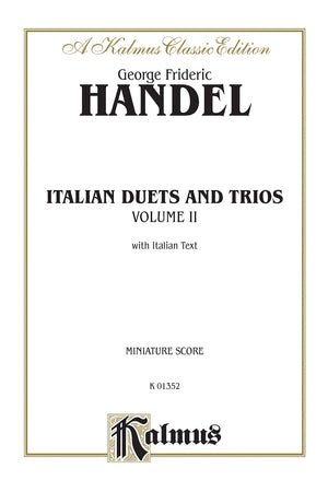 Italian Duets and Trios: 2 (Kalmus Edition),Used