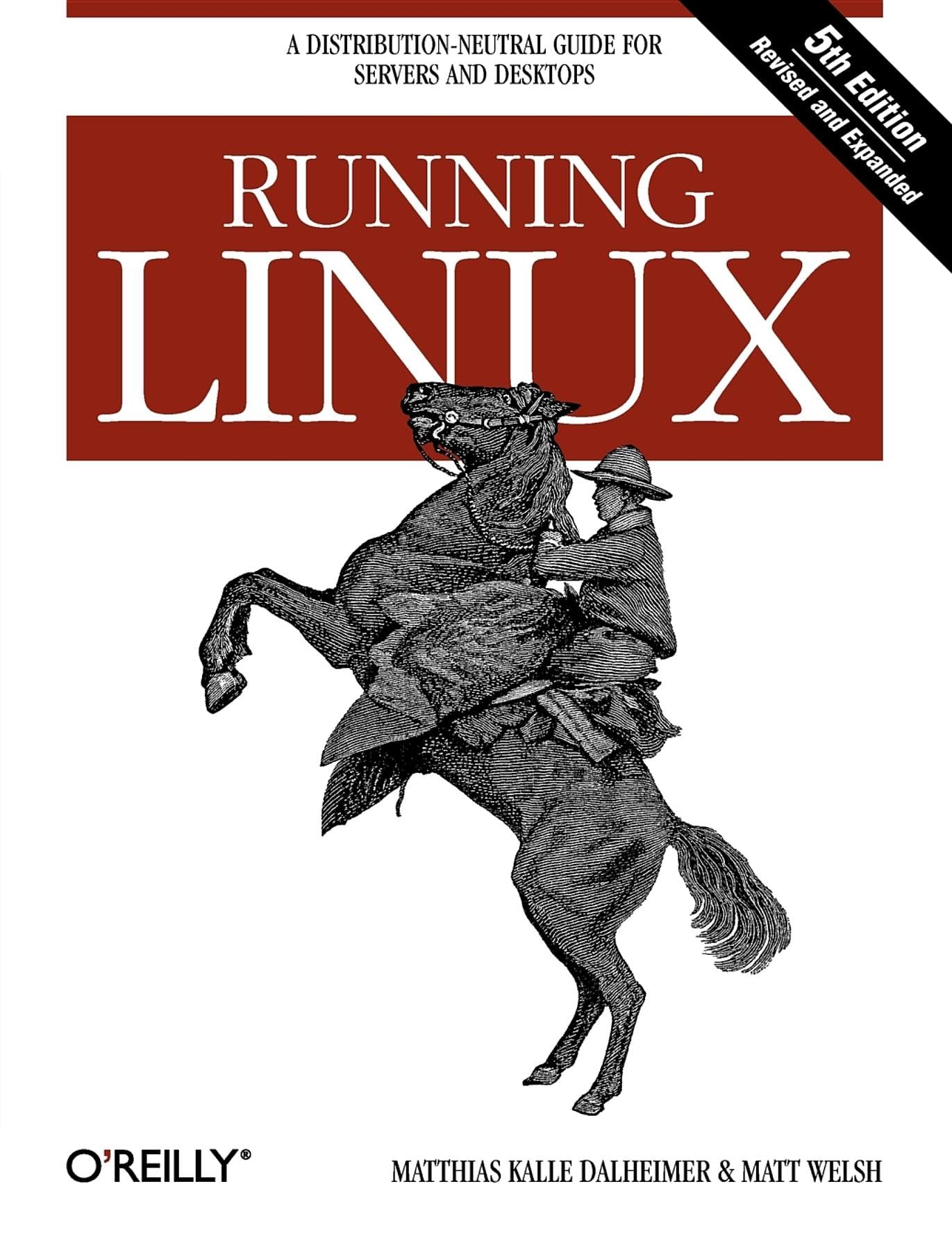 Running Linux: A DistributionNeutral Guide for Servers and Desktops,Used