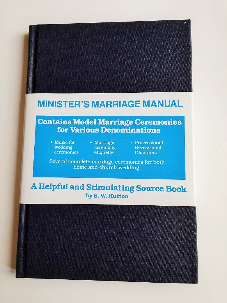 Ministers Marriage Manual,Used