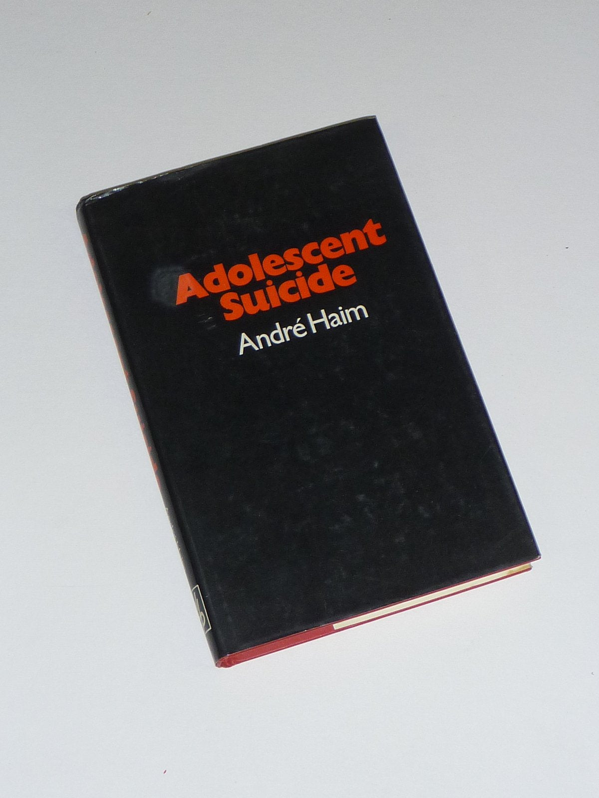 Adolescent Suicide (English and French Edition),Used
