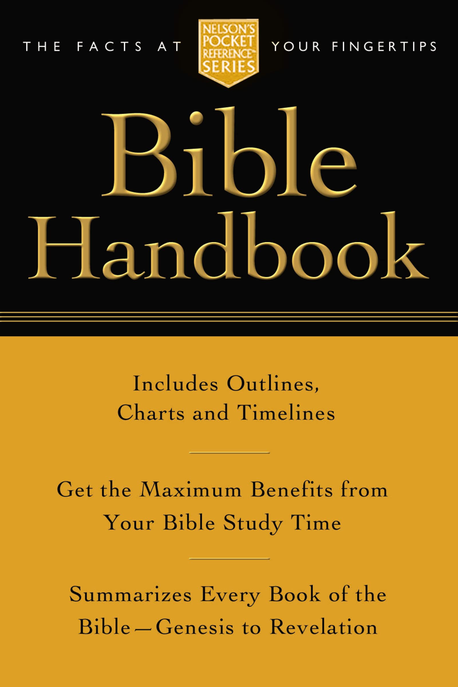 Pocket Bible Handbook: Nelson's Pocket Reference Series,Used