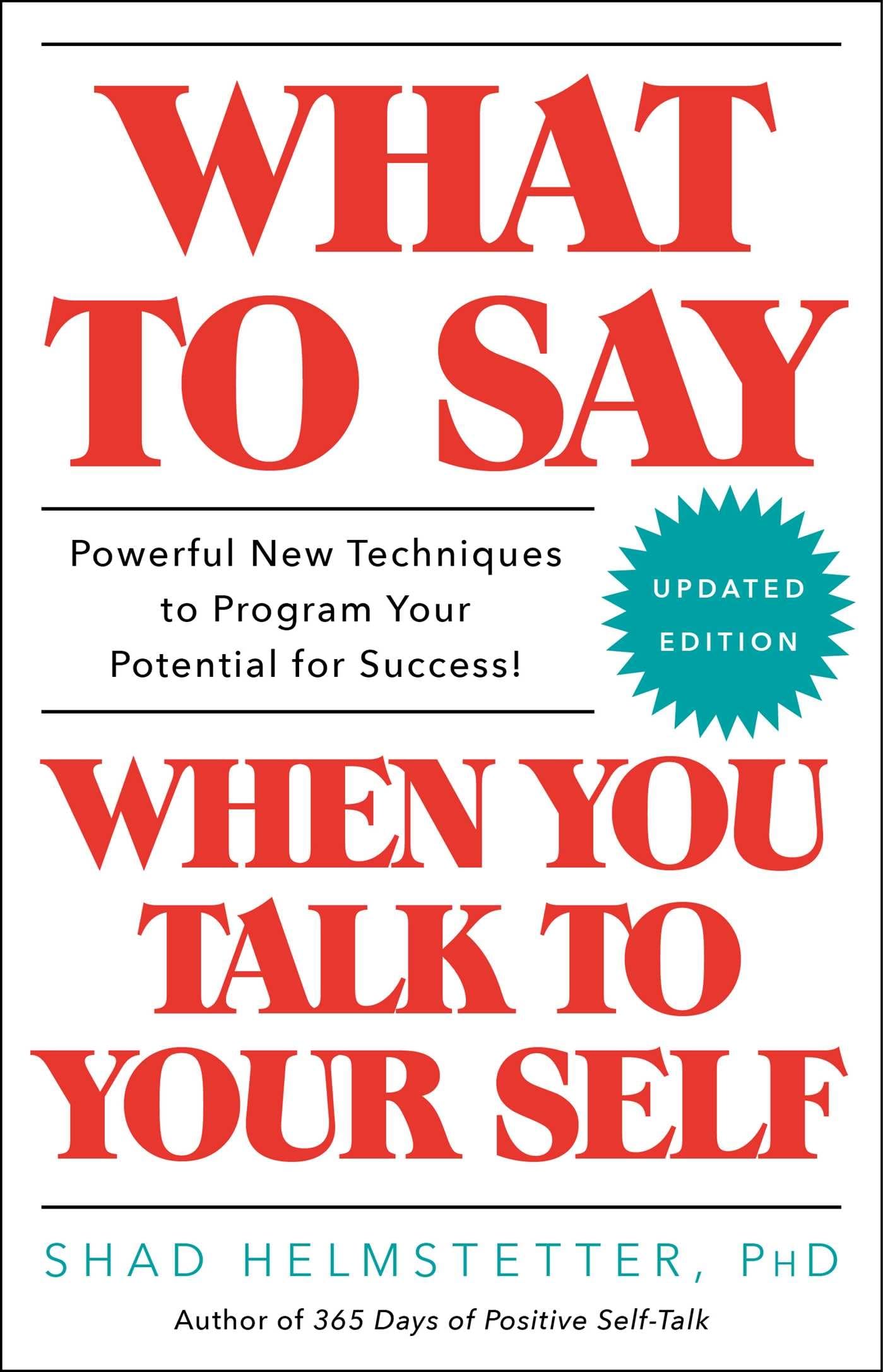 What to Say When You Talk to Your Self,Used