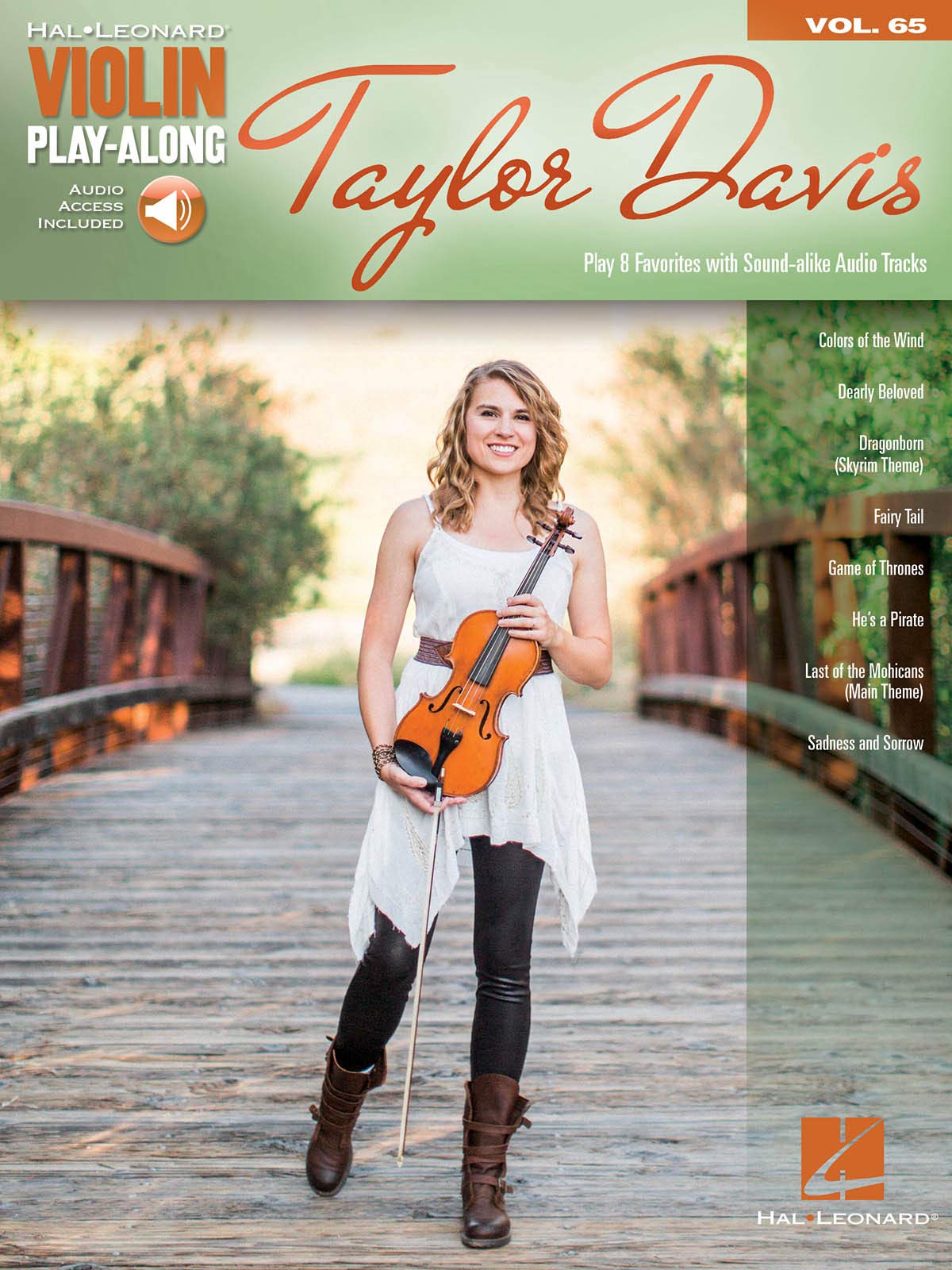 Taylor Davis: Violin PlayAlong Volume 65 (Hal Leonard Violin Playalong),New
