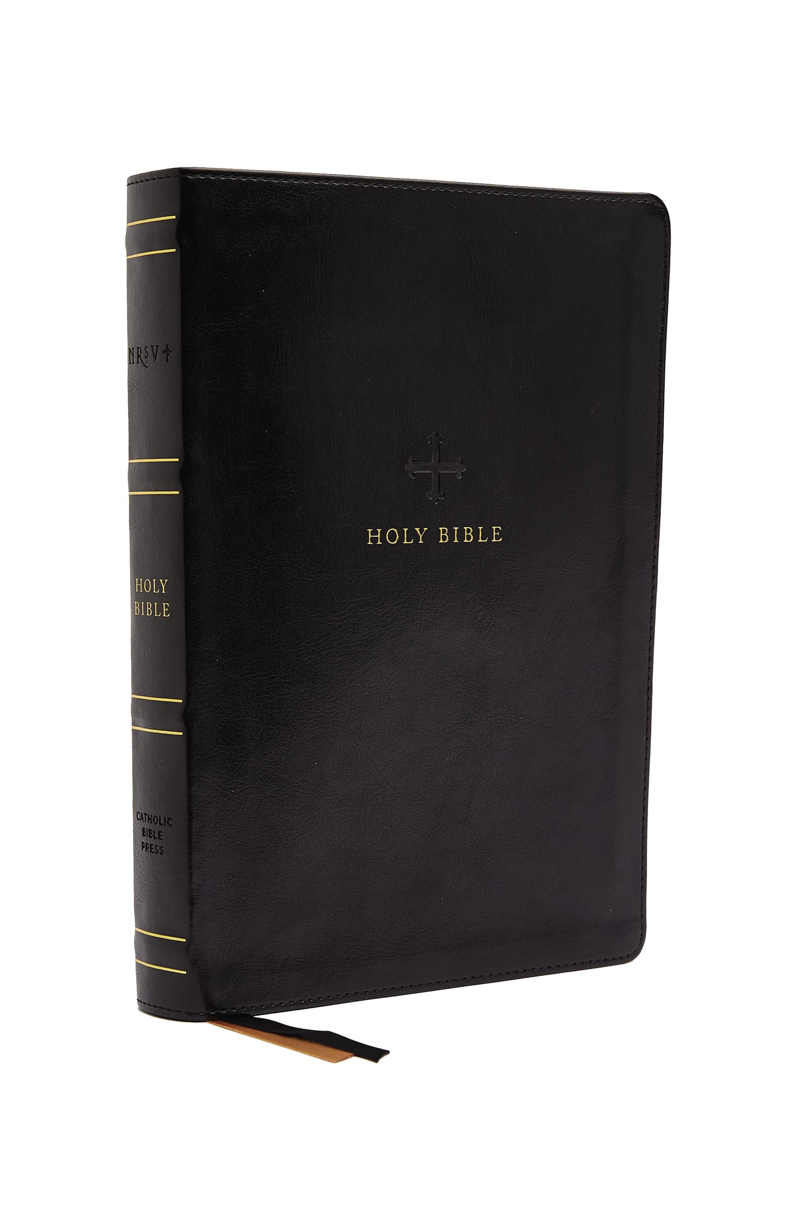 Nrsv Large Print Standard Catholic Bible, Black Leathersoft (Comfort Print, Holy Bible, Complete Catholic Bible, Nrsv Ce): Holy