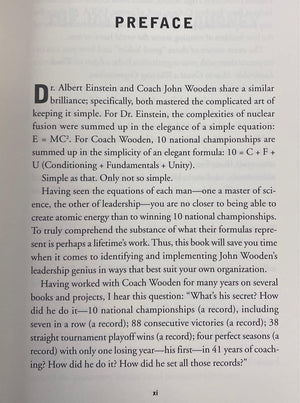 Wooden on Leadership: How to Create a Winning Organization,Used