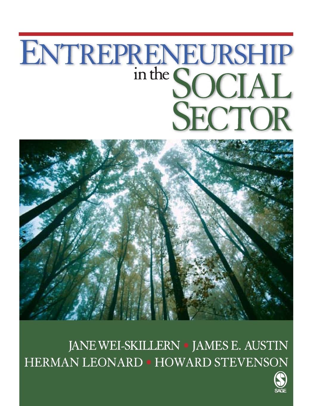 Entrepreneurship in the Social Sector,New
