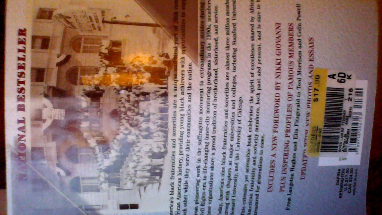 The Divine Nine: The History of African American Fraternities and Sororities,Used