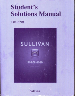 Student Solutions Manual for Precalculus,Used