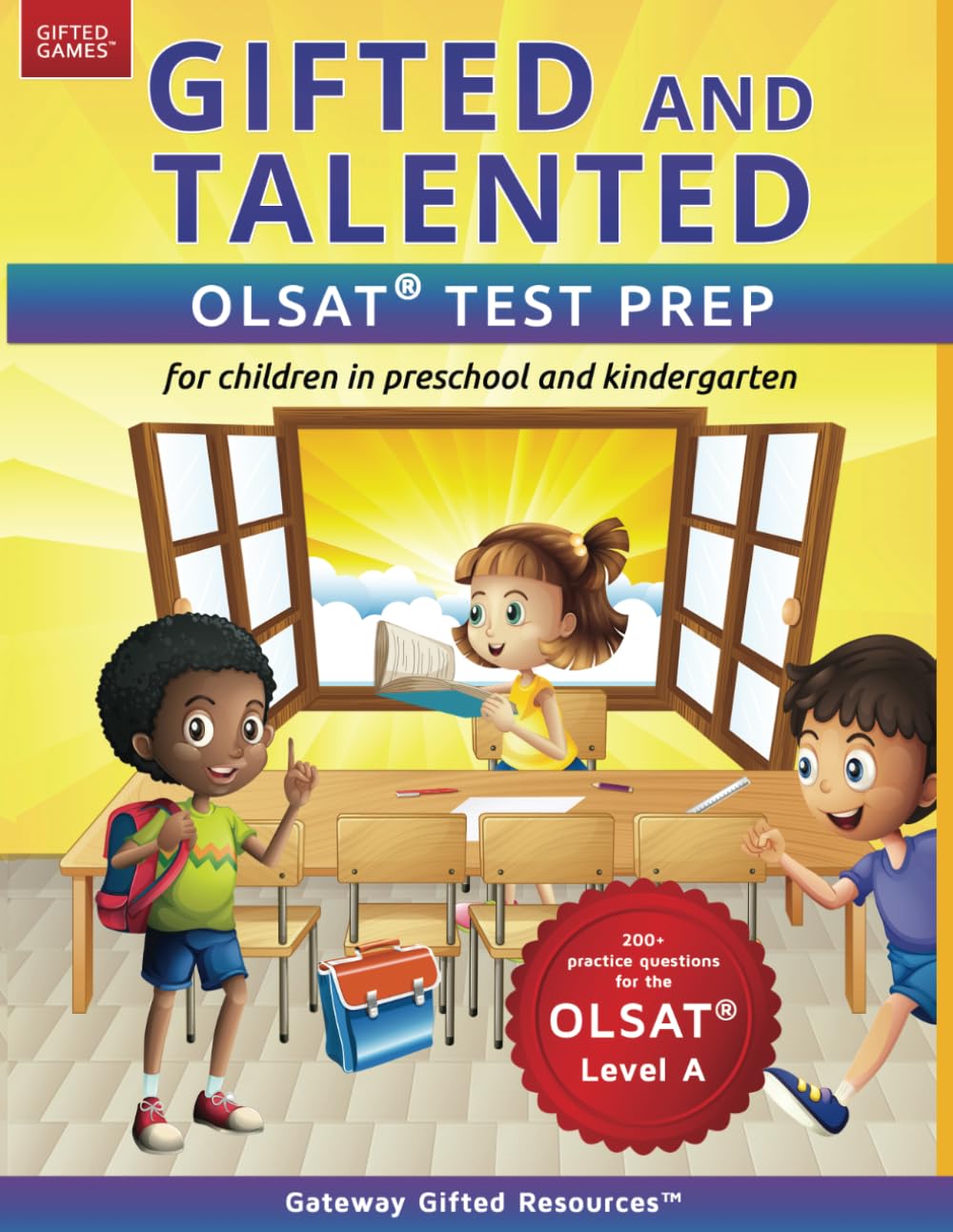 Gifted and Talented OLSAT Test Prep: Gifted test prep book for the OLSAT; Workbook for children in preschool and kindergarten,Used