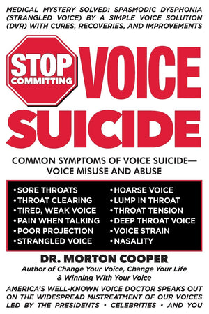 Stop Committing Voice Suicide: Americas wellknown voice doctor speaks out on the widespread mistreatment of our voices led by t,Used