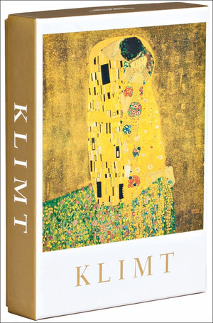 Gustav Klimt Notecard Box: Full Color, Full Size Notecards In A 2 Piece Box (Notecard Boxes),Used