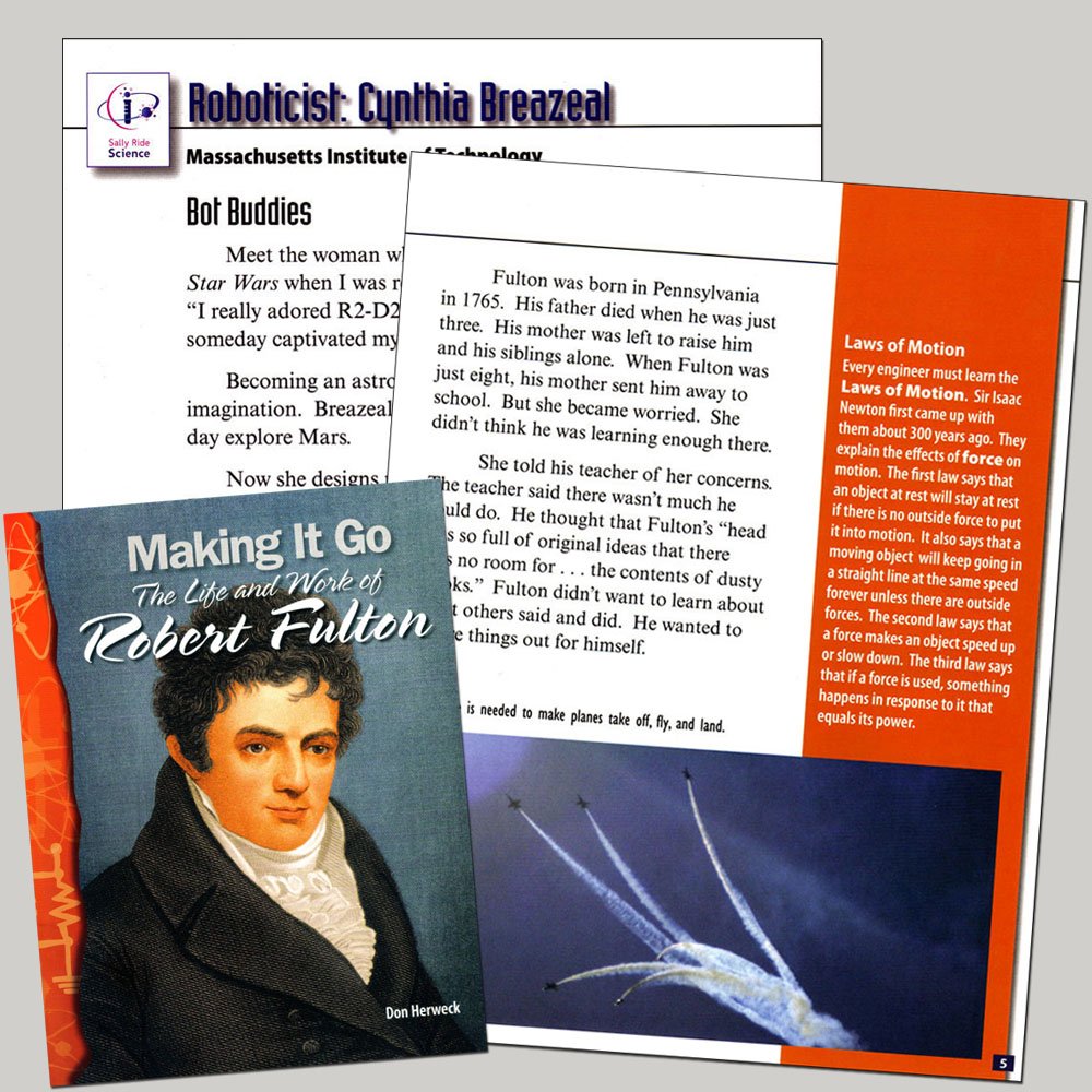 Making It Go: The Life and Work of Robert Fulton: Physical Science (Science Readers),Used