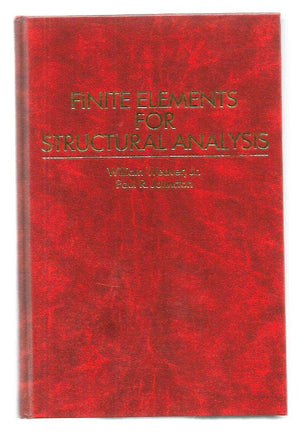 Finite Elements For Structural Analysis (Prenticehall International Series In Civil Engineering And Engineering Mechanics),Used