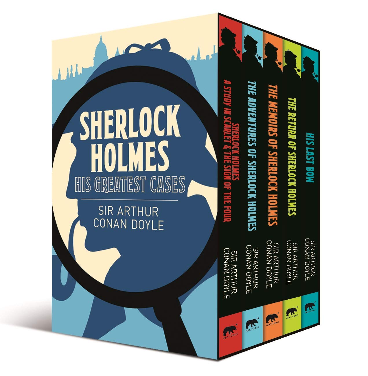 Sherlock Holmes: His Greatest Cases: 5Volume Box Set Edition (Arcturus Classic Collections, 8),New