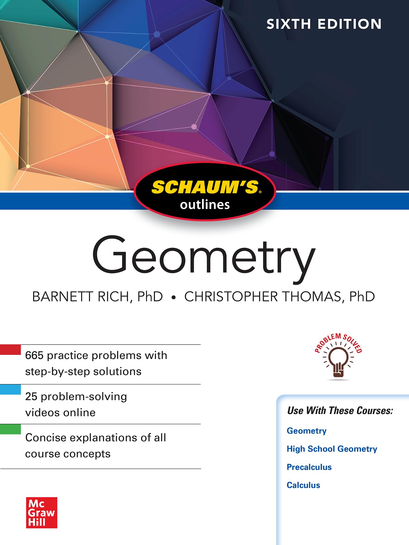 Schaum's Outline of Geometry, Sixth Edition (Schaum's Outlines),Used