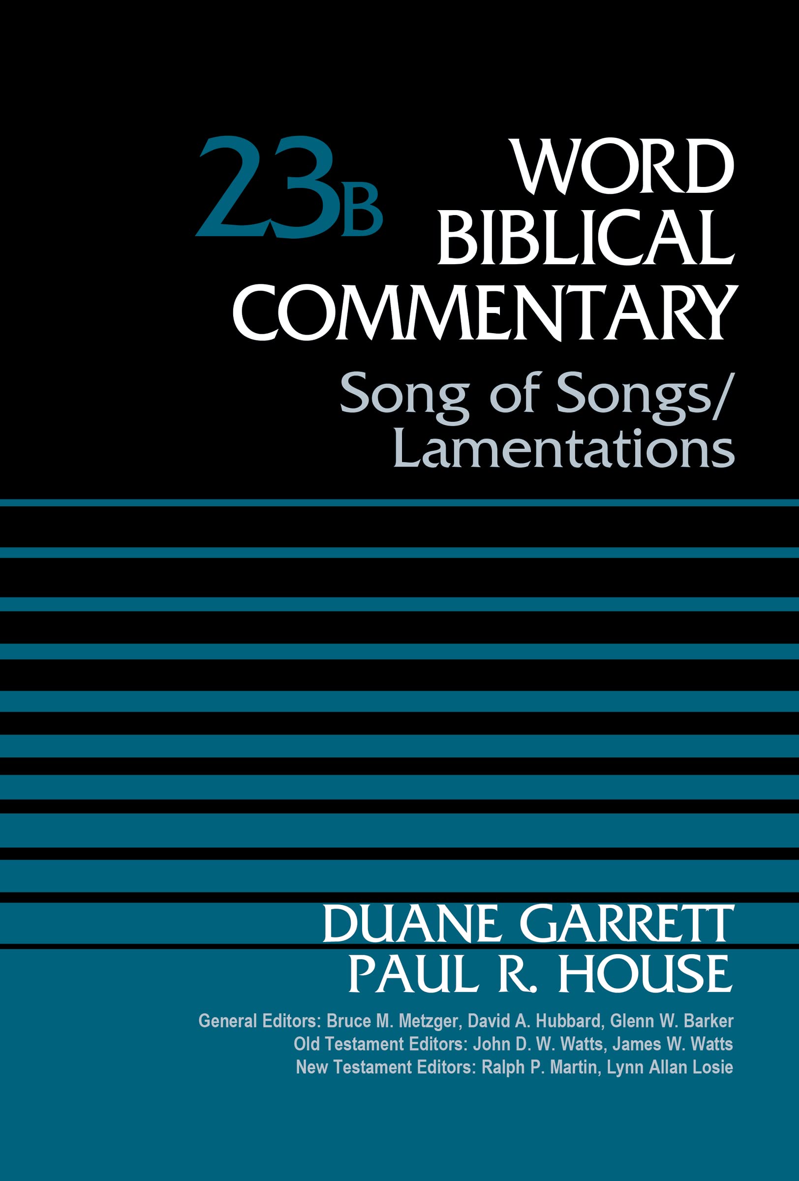 Song of Songs and Lamentations, Volume 23B (23) (Word Biblical Commentary),Used