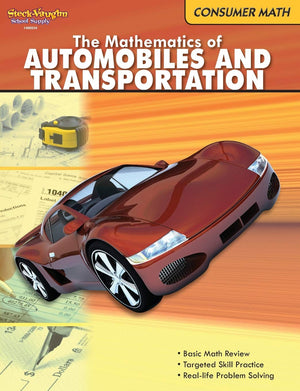 Consumer Math: Reproducible The Mathematics of Autos & Transportation,Used
