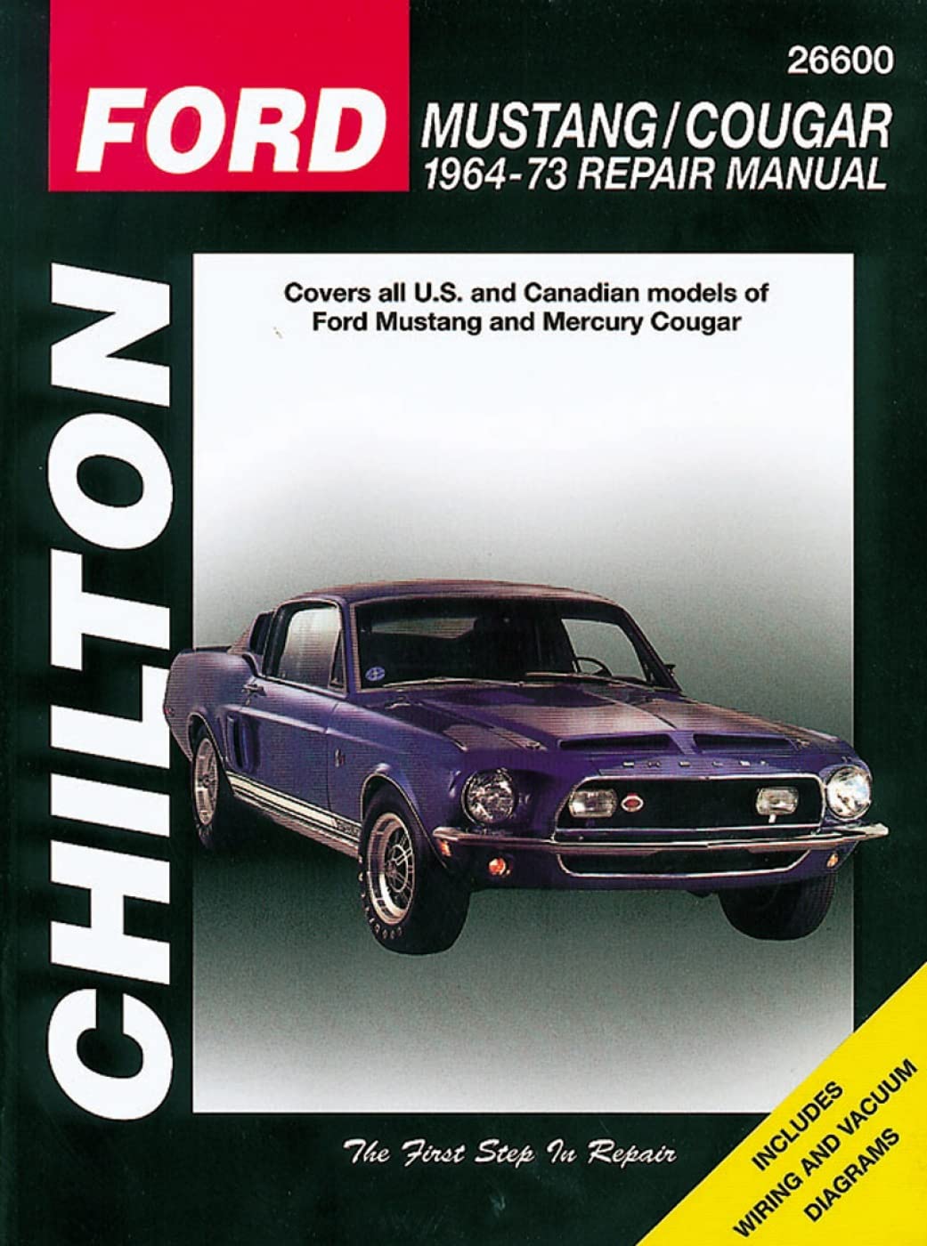 Ford Mustang and Cougar, 196473 (Chilton Total Car Care Series Manuals),Used