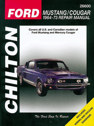 Ford Mustang and Cougar, 196473 (Chilton Total Car Care Series Manuals),Used