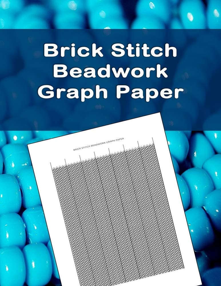 Brick Stitch Beadwork Graph Paper: specialized graph paper for designing your own unique brick stitch patterns for jewelry,Used