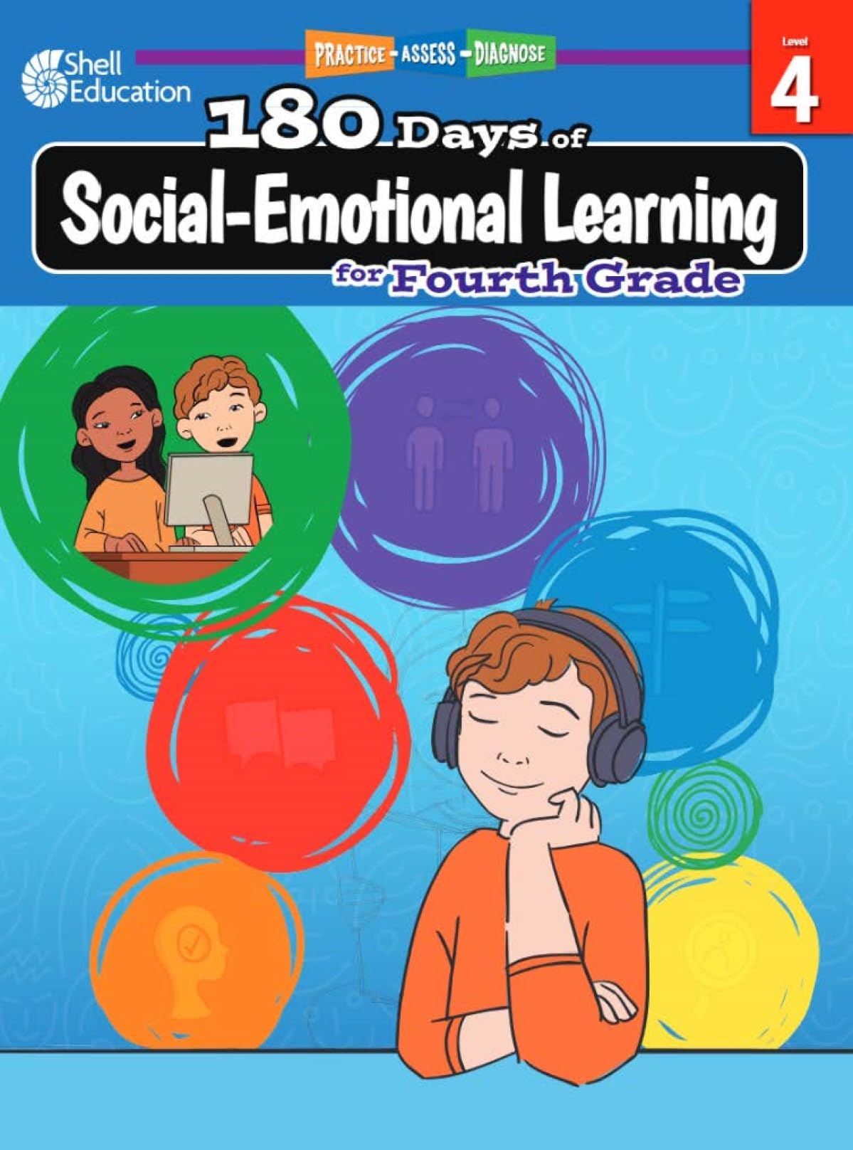 180 Days: SocialEmotional Learning for 4th Grade Practice Workbook for Classroom and Home, Cool and Fun Practice Created by Tea,Used