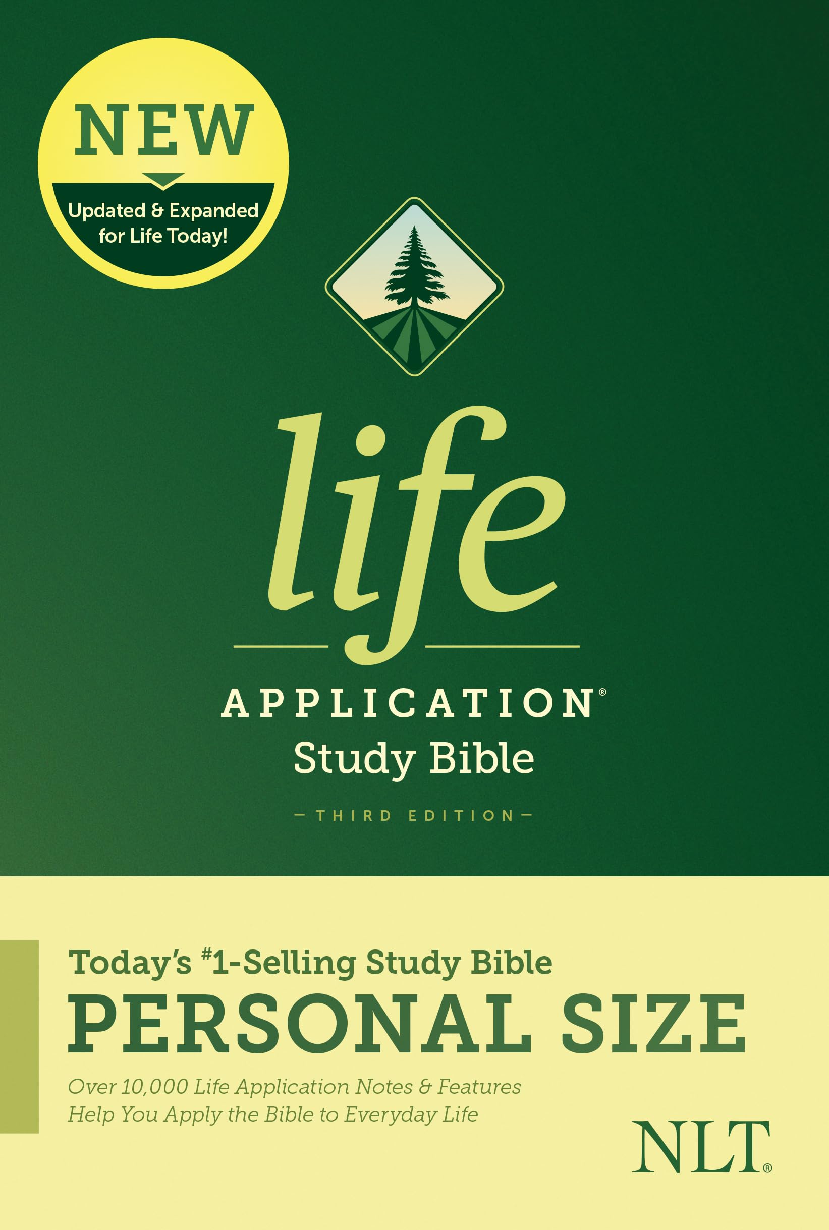 Tyndale NLT Life Application Study Bible, Third Edition, Personal Size (Hardcover)  New Living Translation Bible, Personal Size,New