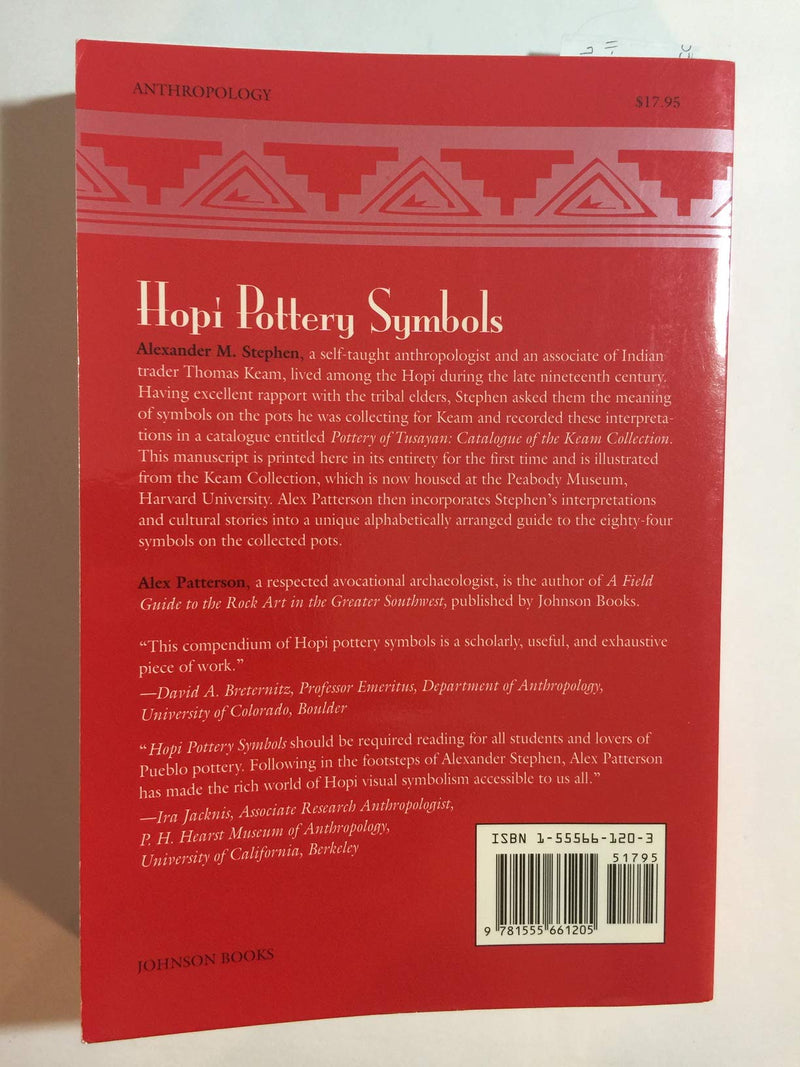 Hopi Pottery Symbols,Used