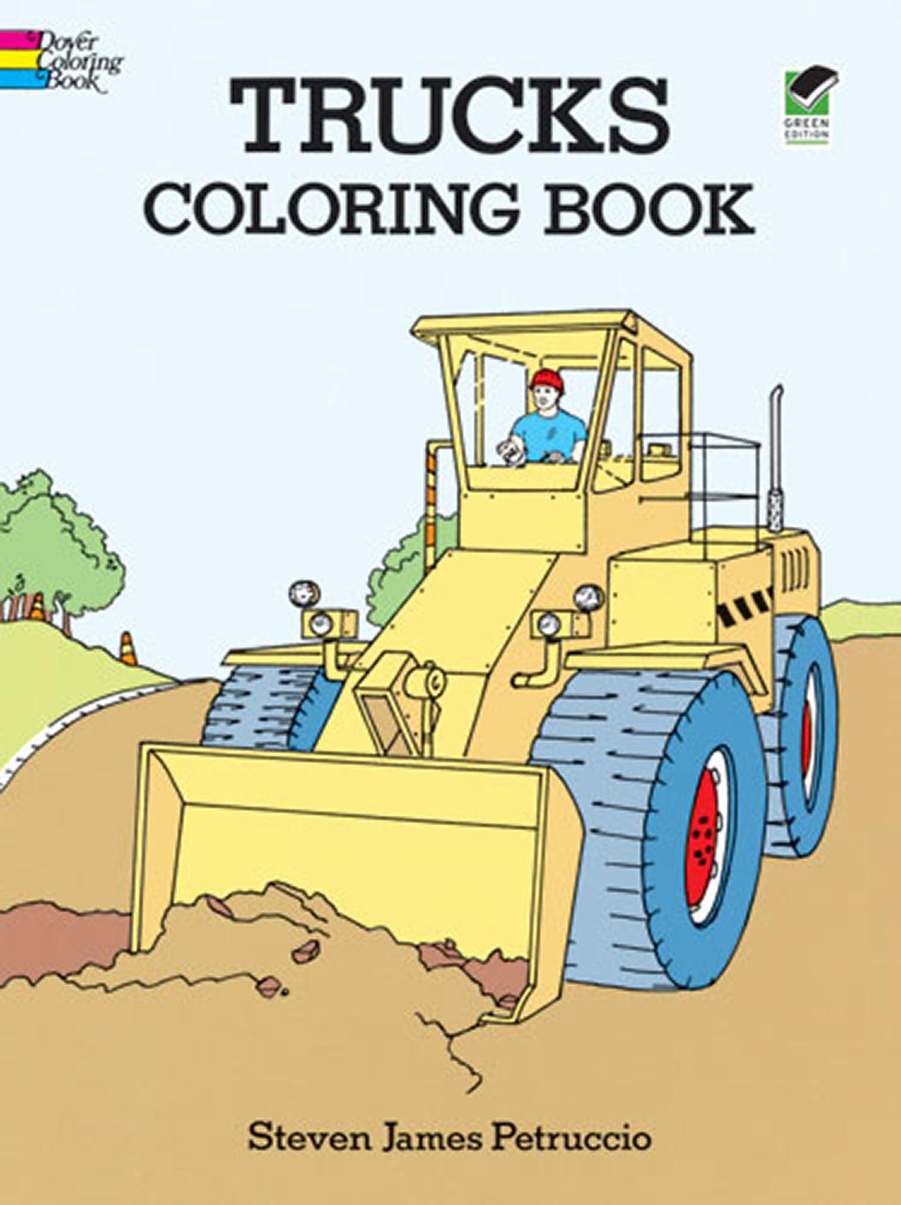 Trucks Coloring Book (Dover Planes Trains Automobiles Coloring),Used