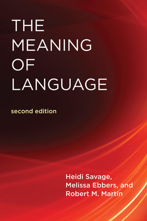 The Meaning Of Language, Second Edition (Mit Press),Used