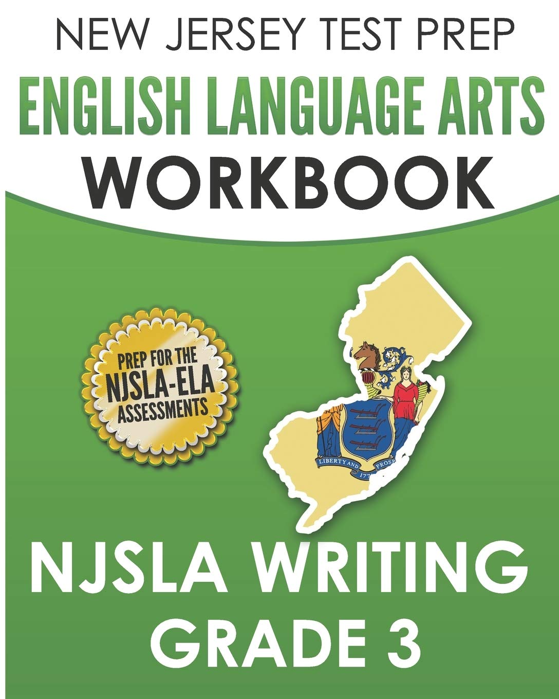 NEW JERSEY TEST PREP English Language Arts Workbook NJSLA Writing Grade 3,Used