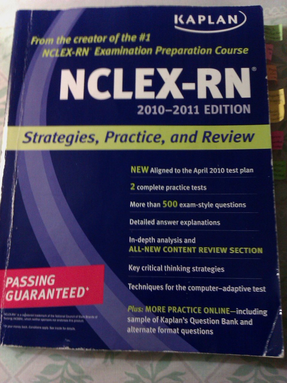 Kaplan NCLEXRN 20102011 Edition: Strategies, Practice, and Review,New